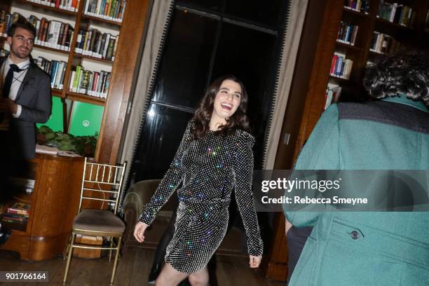 Rachel Weisz backstage at the 2017 IFP Gotham Awards at Cipriani Wall Street on November 27, 2017 in New York, NY.