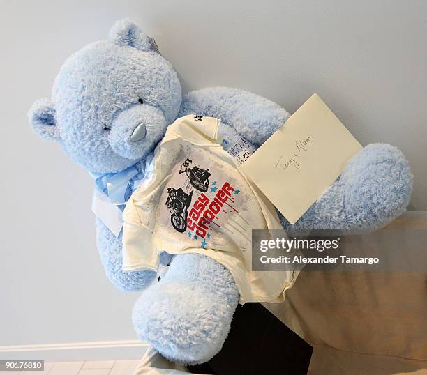 General view of Tracy Mourning's baby shower at the W Hotel on August 29, 2009 in Miami Beach, Florida.