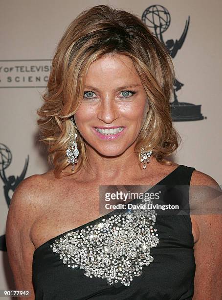 Host Dorothy Lucey attends the 61st Annual Los Angeles Area Emmy Awards at the Academy of Television Arts & Sciences on August 29, 2009 in North...