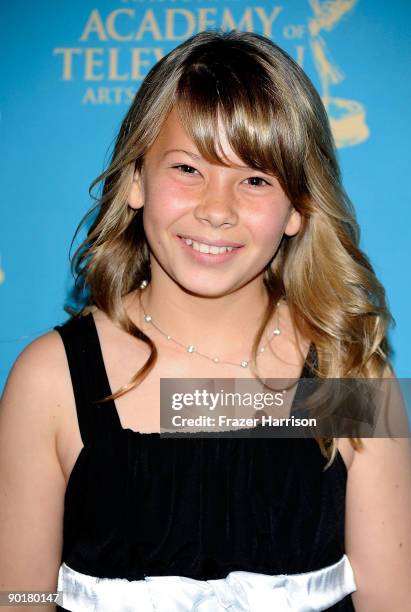 Tv Host Bindi Irwin arrives at the 36th Annual Daytime Creative Arts Emmy Awards, at the Westin Bonaventure Hotel on August 29, 2009 in Los Angeles,...
