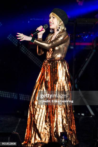 Carly Rae Jepsen performs at Smoothie King Center on January 5, 2018 in New Orleans, Louisiana.