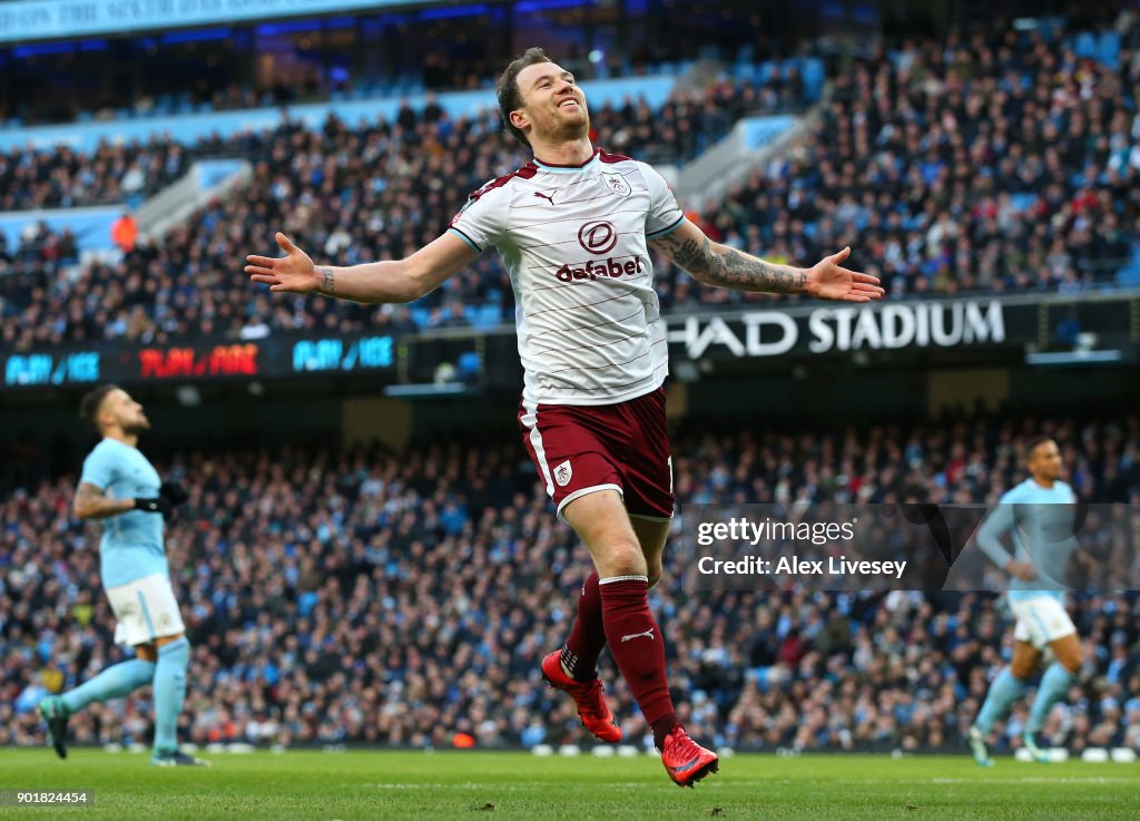 Manchester City v Burnley - The Emirates FA Cup Third Round