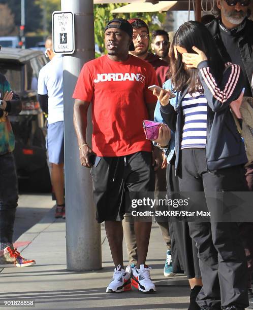 Andre Berto is seen on January 5, 2018 in Los Angeles, CA.