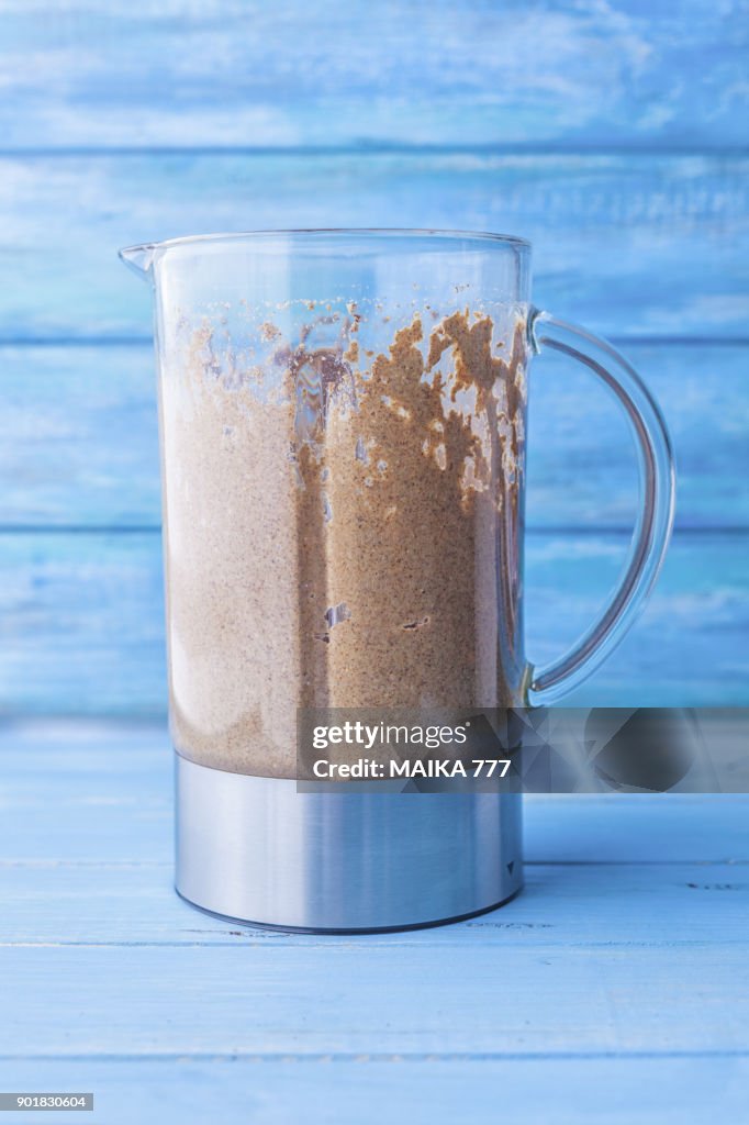 Homemade almond butter
