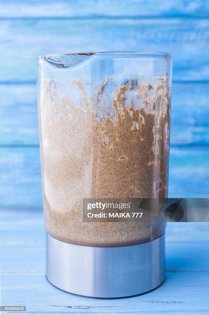 Homemade almond butter