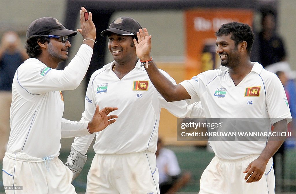 Sri Lankan cricketer Muttiah Muralithara