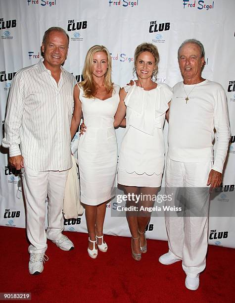 Kelsey Grammer, his wife Camille Grammer, Tina and Fred Segal arrive at Fred Segal's birthday celebration benefitting the Boys & Girls Club of Malibu...