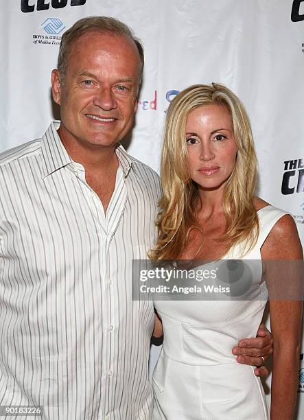 Kelsey Grammer and his wife Camille Grammer arrive at Fred Segal's birthday celebration benefitting the Boys & Girls Club of Malibu Teen Center on...