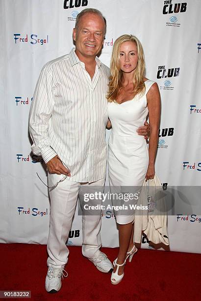 Kelsey Grammer and his wife Camille Grammer arrive at Fred Segal's birthday celebration benefitting the Boys & Girls Club of Malibu Teen Center on...