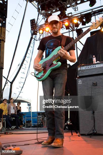 Rob Hampton of Band of Horses performs on day 1 of the 2009 San Diego Street Scene Music Festival on August 28, 2009 in San Diego, California.