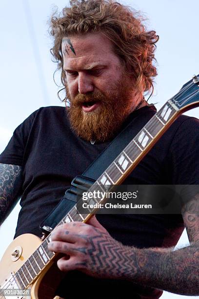 Brent Hinds of Mastodon performs on day 1 of the 2009 San Diego Street Scene Music Festival on August 28, 2009 in San Diego, California.