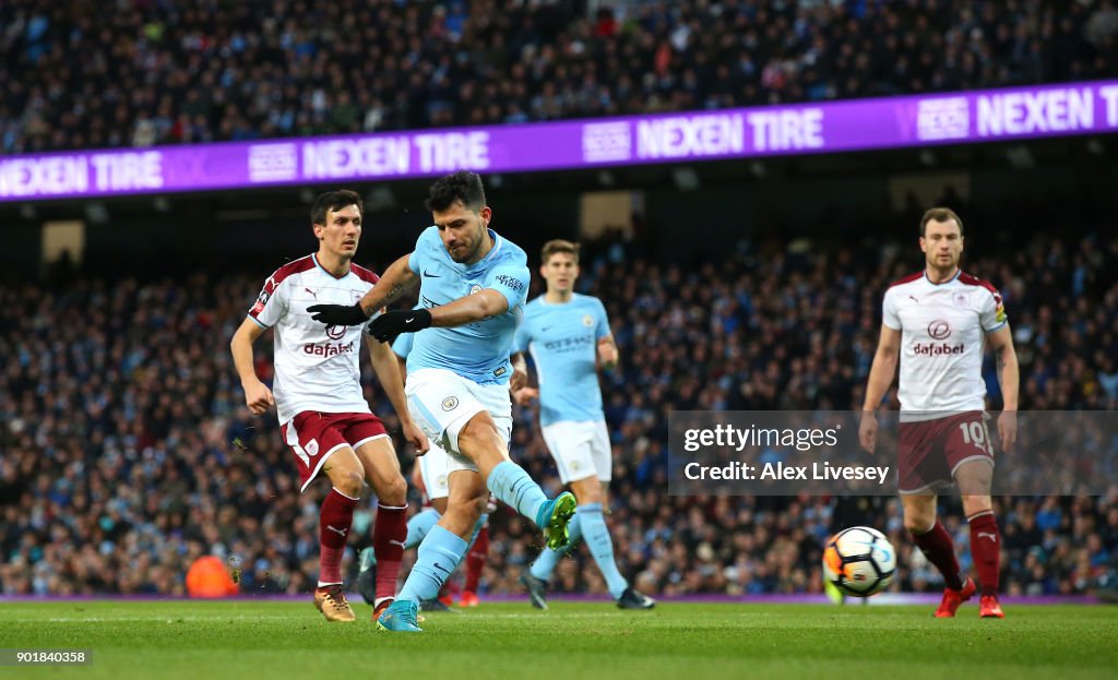 Manchester City v Burnley - The Emirates FA Cup Third Round