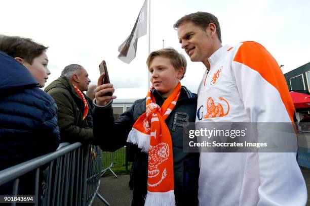 Frank de Boer of Ex-Internationals during the match between Koninklijke HFC v Ex Internationals on January 6, 2018 in Haarlem Netherlands