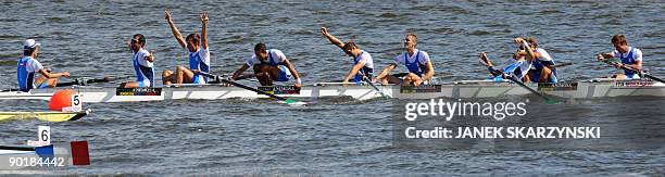 Italian rowers Andrea Lenzi, Bruno Mascarenhas, Jiri Vlcek, Gennaro Gallo, Emiliano Ceccatelli, Martino, Goretti, Livio La Padula, Davide Riccardi...