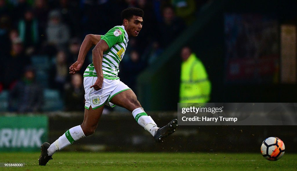 Yeovil Town v Bradford City - The Emirates FA Cup Third Round