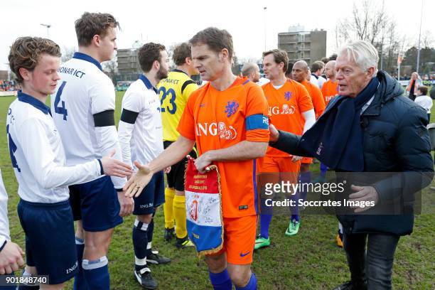 Frank de Boer of Ex-Internationals during the match between Koninklijke HFC v Ex Internationals on January 6, 2018 in Haarlem Netherlands