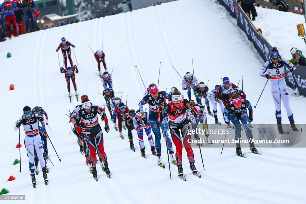 FIS Nordic World Cup  - Women's CC 10 km C Mass Start Tour de ski