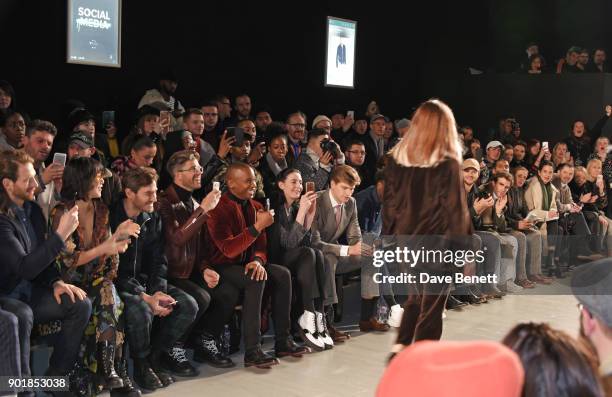 Craig McGinlay, Betty Bachz, Robert Konjic, Darren Kennedy, Eric Underwood, Erin OÕConnor, Toby Huntington-Whiteley and Jim Chapman sit in the front...