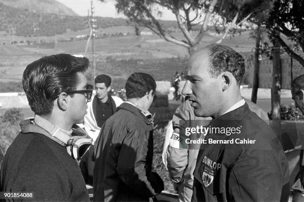 Stirling Moss, Ricardo Rodriguez, Targa Florio, Sicily, 05 August 1960. Stirling Moss and Ricardo Rodriguez.