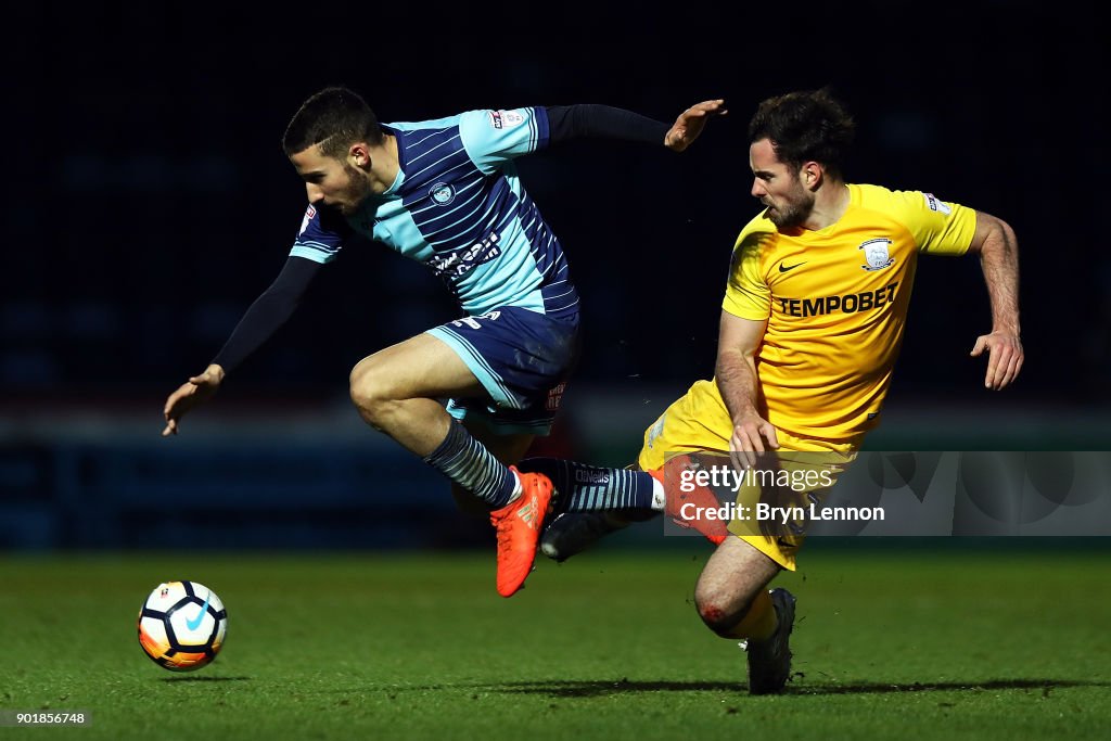 Wycombe Wanderers v Preston North End - The Emirates FA Cup Third Round
