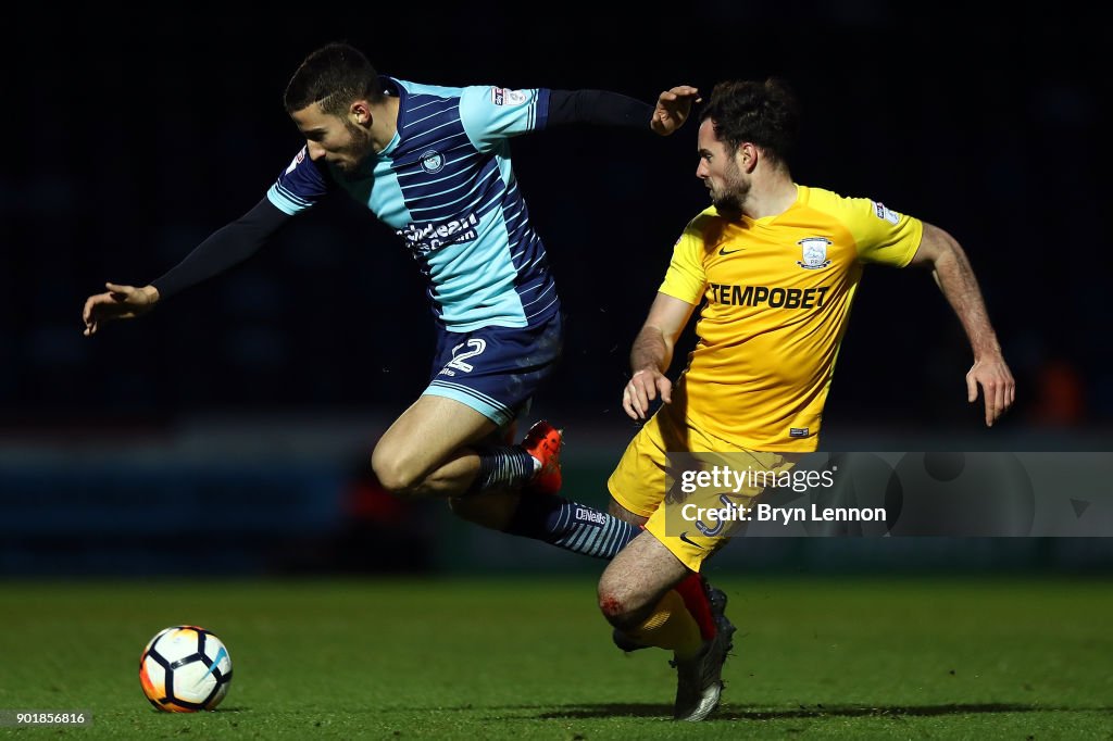 Wycombe Wanderers v Preston North End - The Emirates FA Cup Third Round