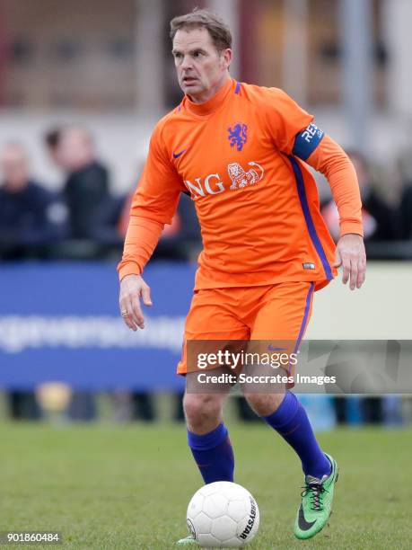 Frank de Boer of Ex-Internationals during the match between Koninklijke HFC v Ex Internationals on January 6, 2018 in Haarlem Netherlands