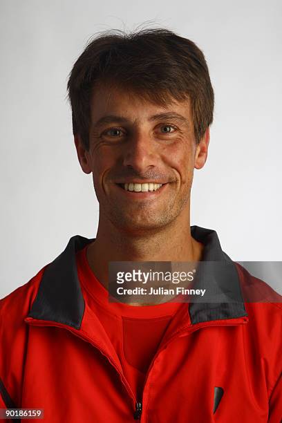 Rogier Wassen of Holland poses for a US Open headshot at the USTA Billie Jean King National Tennis Center on August 30, 2009 in the Flushing...