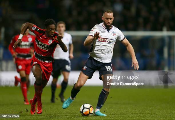 Aaron Wilbraham of Bolton Wanderers during the Emirates FA Cup Third Round match between Bolton Wanderers and Huddersfield Town at Macron Stadium on...