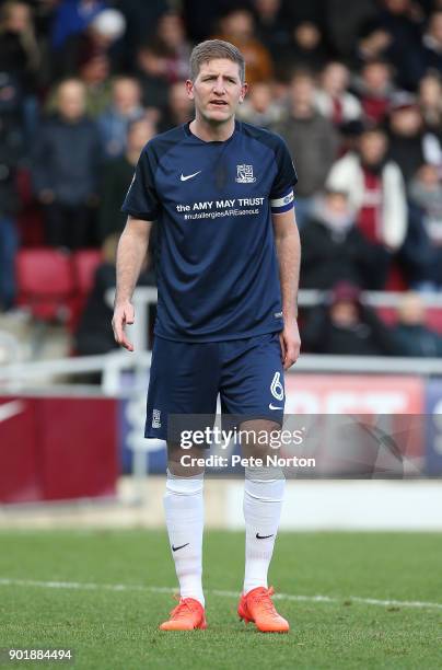 Michael Turner of Southend United in action during the Sky Bet League One match between Northampton Town and Southend United at Sixfields on January...