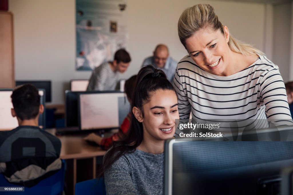 Receiving Help In A Lesson