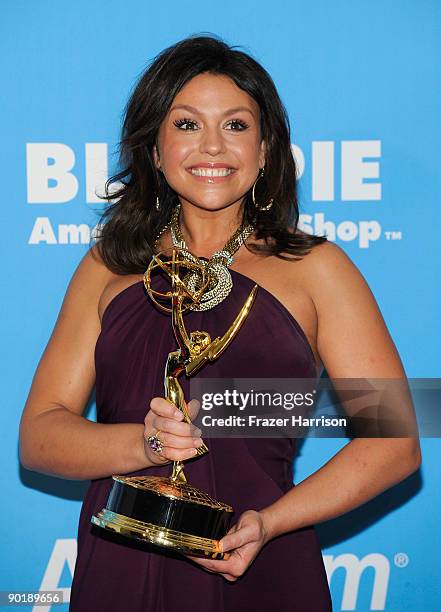 Personality Rachael Ray poses in the press room at the 36th Annual Daytime Emmy Awards at The Orpheum Theatre on August 30, 2009 in Los Angeles,...