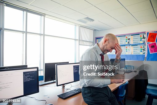 Stressed School Teacher Stressed School Teacher