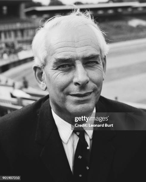 David Clark , the new manager of the MCC team during their upcoming Ashes tour of Australia, holds a press conference at Edgbaston to announce the...