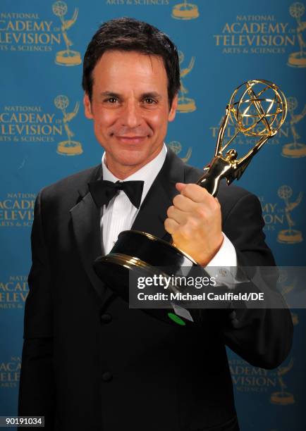 Actor Christian LeBlanc, winner of the Emmy for Outstanding Lead Actor in a Drama Series, poses for a portrait at the 36th Annual Daytime Emmy Awards...