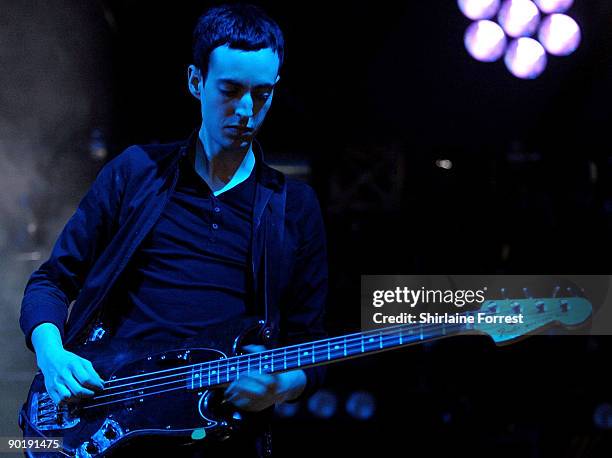 Tomethy Furse of The Horrors performs at Day 3 of The Leeds Festival on August 30, 2009 at Bramham Park in Leeds, England.