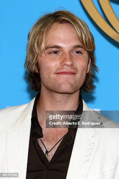 Actor Van Hansis poses in the press room during the 36th Annual Daytime Emmy Awards at The Orpheum Theatre on August 30, 2009 in Los Angeles,...