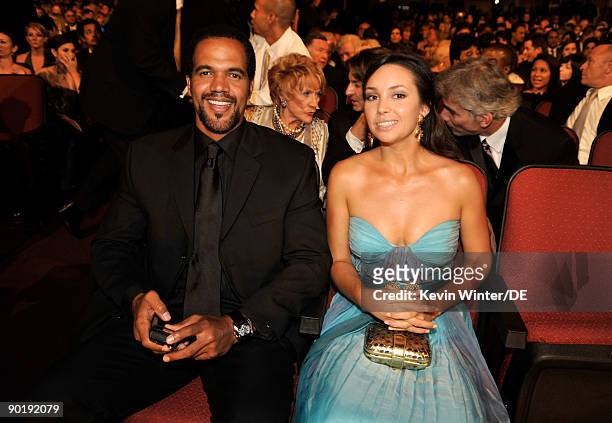 Actor Kristoff St. John and wife Allana Nadal attend the 36th Annual Daytime Emmy Awards at The Orpheum Theatre on August 30, 2009 in Los Angeles,...