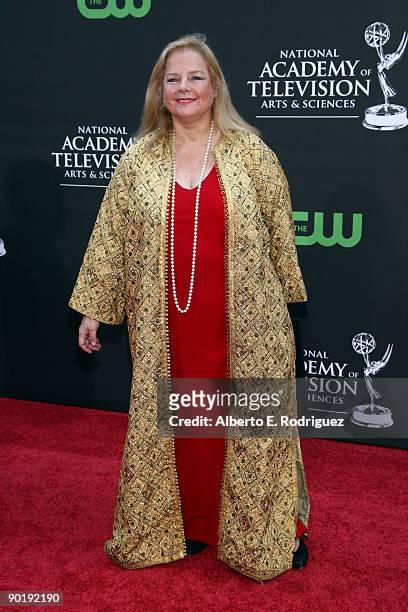 Actress Elvera Roussel arrives at the 36th Annual Daytime Emmy Awards at The Orpheum Theatre on August 30, 2009 in Los Angeles, California.