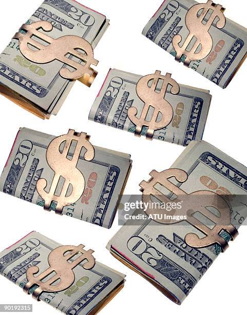 money clips - money clip stock pictures, royalty-free photos & images