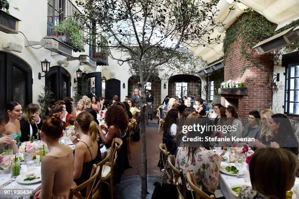 General view of atmosphere at Lynn Hirschberg Celebrates W Magazine's It Girls With Dior at A.O.C on January 6, 2018 in Los Angeles, California.