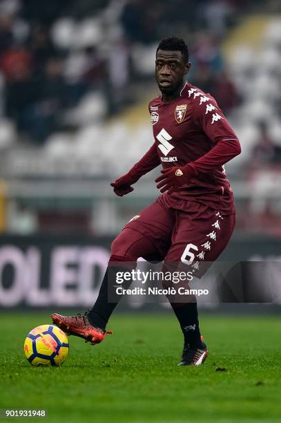 Afriyie Acquah of Torino FC in action during the Serie A football match between Torino FC and Bologna FC. Torino FC won 3-0 over Bologna FC.