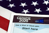 United States 2020 census form