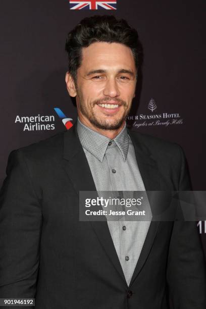 James Franco attends The BAFTA Los Angeles Tea Party at Four Seasons Hotel Los Angeles at Beverly Hills on January 6, 2018 in Los Angeles, California.