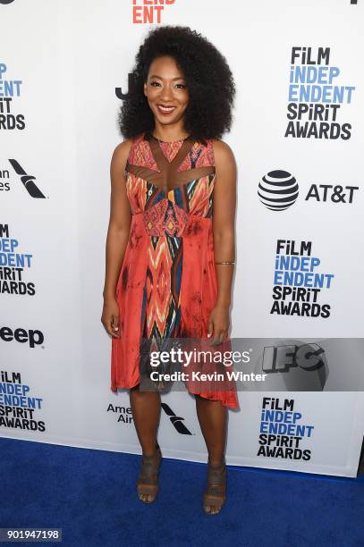 Betty Gabriel attends the Film Independent Spirit Awards Nominee Brunch at BOA Steakhouse on January 6, 2018 in West Hollywood, California.