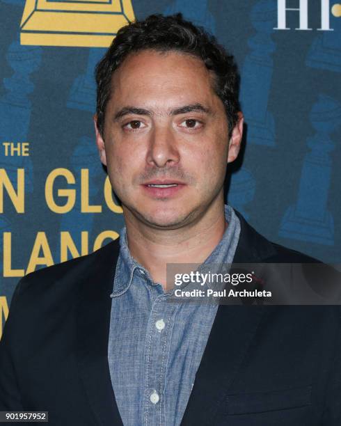 Producer Juan De Dios Larrain attends the HFPA and American Cinematheque present The Golden Globe Foreign-Language Nominees Series 2018 Symposium at...