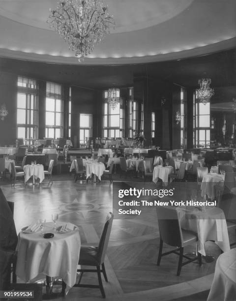 Rainbow Room, RCA Building, Rockefeller Center, New York, New York, 1929.