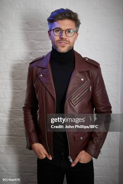 Darren Kennedy attends the River Island x Blood Brother Party during London Fashion Week Men's January 2018 at Hoxton Basement on January 6, 2018 in...