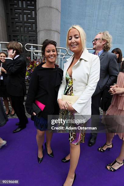 Emma Pernald and friend attend the Polar Music Prize 2009 on August 31, 2009 in Stockholm, Sweden.