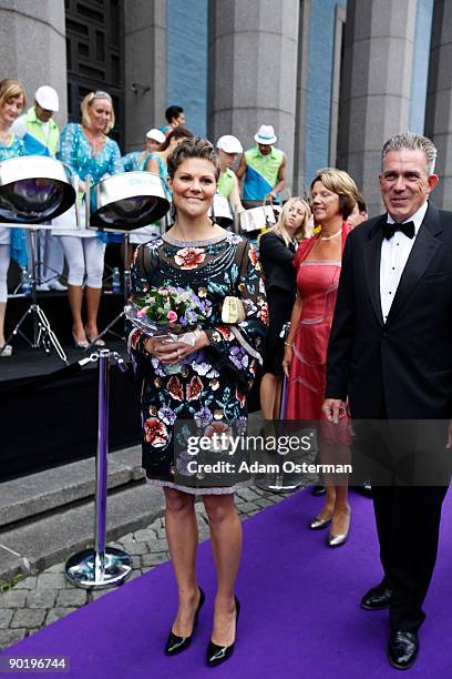 Crown Princess Victoria of Sweden attends the Polar music prize 2009 on August 31, 2009 in Stockholm, Sweden.