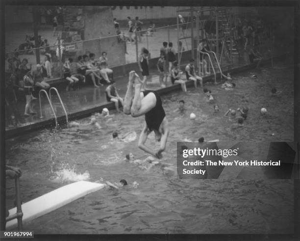 The Diver, Cascades Pool, 169th Street and Jerome Avenue, the Bronx, New York, New York, 1929.